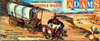 05402 Western Covered Wagon w/2 Oxen, 1 Horse & 3 Figures 1/48