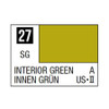 GNZC27 Mr. Color 27 - Interior Green (Semi-Gloss/Aircraft)