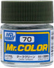 GNZC70 Flat Dark Green 10ml , GSI Mr. Color
