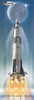2160 Saturn V Model Rocket 1:200 Scale ARF with stand