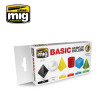 AMM7178 AMMO by Mig Paint Set - Basic Acrylic Colors