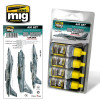 AMM7201 AMMO by Mig Air Paint Set - US Navy Colors 1980's-Present