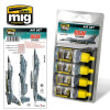AMM7202 AMMO by Mig Air Paint Set - USAF Colors Grey Modern Jets