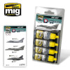 AMM7211 AMMO by Mig Paint Set - French Modern Jets