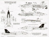 32210 DECAL - McDonnell-Douglas F/A-18C 164976 XE/400 VX-9 black fins 1:32