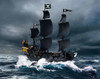 5499 Disney Pirates of the Caribbean Black Pearl Ship (Snap) 1/150