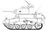 A1358 British M3 Stuart "Honey" Tank 1/35