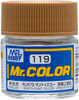 GNZC119 Semi Gloss Sandy Yellow (1) 10ml , GSI Mr. Color