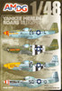 48004 Decal Yankee Merlin Roar! North-American P-51 Mustangs of 1939-45 USAAF units Part IV. 1/48