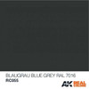 (D) AKIRC055   Real Colors Blaugrau-Blue Grey RAL 7016 10ml