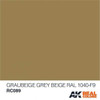 (D) AKIRC089   Real Colors Graubeige-Grey Beige RAL 1040-F9 10ml