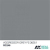 RC248 Real Colors  Aggressor Grey FS 36251 Acrylic Lacquer Paint 10ml Bottle