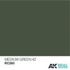 AKIRC260 Real Colors  Medium Green 42 Acrylic Lacquer Paint 10ml Bottle