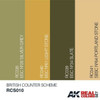 RCS10 Real Colors  British Caunter Scheme Acrylic Lacquer Paint Set (4) 10ml Bottles RCS10 Real Colors  British Caunter Scheme Acrylic Lacquer Paint Set (4) 10ml Bottles