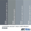 RCS49 Real Colors  US Modern Aircraft 1980s-Present Acrylic Lacquer Paint Set (4) 10ml Bottles RCS49 Real Colors  US Modern Aircraft 1980s-Present Acrylic Lacquer Paint Set (4) 10ml Bottles