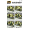 167 German Camouflage Green & Brown Modulation Acrylic Paint Set (6 Colors) 17ml Bottles 167 German Camouflage Green & Brown Modulation Acrylic Paint Set (6 Colors) 17ml Bottles