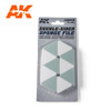 AKI9029 Double-Sided Sponge File Semi-Gloss & Polish Effect