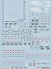 0610F14  Water Decals MG Freedom 2.0 1/100