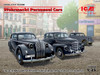 ICMDS3504 Wehrmacht Personnel Cars (Kadett K38 Saloon, Kapitan Saloon, Admiral Saloon) Diorama Set  1/35