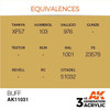 AKI11031 AK Interactive 3G Acrylic Buff 17ml