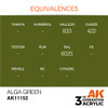 AKI11152 AK Interactive 3rd Gen Acrylic Alga Green 17ml