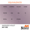 AKI11202 AK Interactive 3rd Gen Acrylic Anodized Violet 17ml