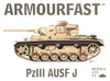 99016 Pz.Kpfw.III Ausf.j 1/72 Pack includes 2 snap together tank kits