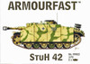 99023 Stuh 42 1/72 Pack includes 2 snap together tank kits