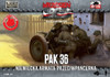 022 WWII 3,7cm Pak 36 German Anti-Tank Gun (2) w/6 Crew 1/72