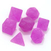 U0101040 Project Dice - Frosted Sakura - 7 Piece Set