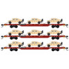 99301621   DODX 'Red' 3pk w/Humvee - Coming 03/21
