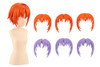 KBYJK013 After School Short Wig Type: A [Orange & Purple] - Sousai Shojo Teien 1/10