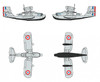 TSM6277 Loire Observation French Float Seaplane Aircraft Set