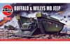 ARX02302V Airfix Buffalo Amphibian and Jeep 1/76