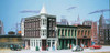 WALC3029 HO scale Merchant's Row II -- Kit - 10 x 5"  4 x 12.5cm