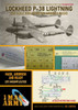 1MA32DET016 Lockheed P-38L Lightning high definition stencilling and national insignia paint masks 1/32
