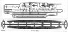 (D)  BRA151114 HO Pullman Center Sill & Brake Gear