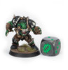 202-09 BLOOD BOWL BLACK ORC TEAM DICE SET 202-09 BLOOD BOWL BLACK ORC TEAM DICE SET