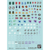 Bandai 2587848 GUNDAM DECAL #124 GUNDAM BUILD DIVERS SERIES MULTIUSE 1