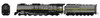 126-0403-LS N FEF-3 Union Pacific Greyhound #8444 w/ Pre-Installed DCC Sound