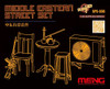 MGKSPS36 Middle Eastern Street Set : Table, Chair, Air Conditioner, Teapot, Hookah, Tabuk Siper Rifle 1/35