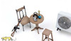 MGKSPS36 Middle Eastern Street Set : Table, Chair, Air Conditioner, Teapot, Hookah, Tabuk Siper Rifle 1/35