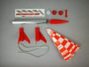 0804 Firehawk Model Rocket Kit E2X Easy-to-Assemble
