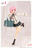 KBYJK005 Sousai Shojo Teien Series Ao Gennai Wakaba Girls’ High School Winter Clothes Dreaming Style Happy Monochrome, 1/10 Figure Kit