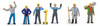 949-6087 HO Scale Steel Mill Day Crew -- pkg(6)