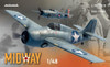EDU11166 MIDWAY DUAL COMBO Limited edition kit of US carrier based fighter F4F-3 1/48