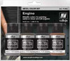 VLJ77604 32ml Bottle Aircraft Engine Metal Color Paint Set (4 Colors) NoScale