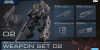 BAN2724575 Bandai 30 Minutes Missions x Armored Core VI Option Parts Set Weapon Set 02 "Armored Core VI Fires of Rubicon"