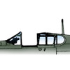 SQT9609 P-40N Warhawk canopy for AMT/ERTL kit 1/48