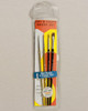 ABS100-4PS Red Sable and Camel Hair Brushes, 4 Sizes